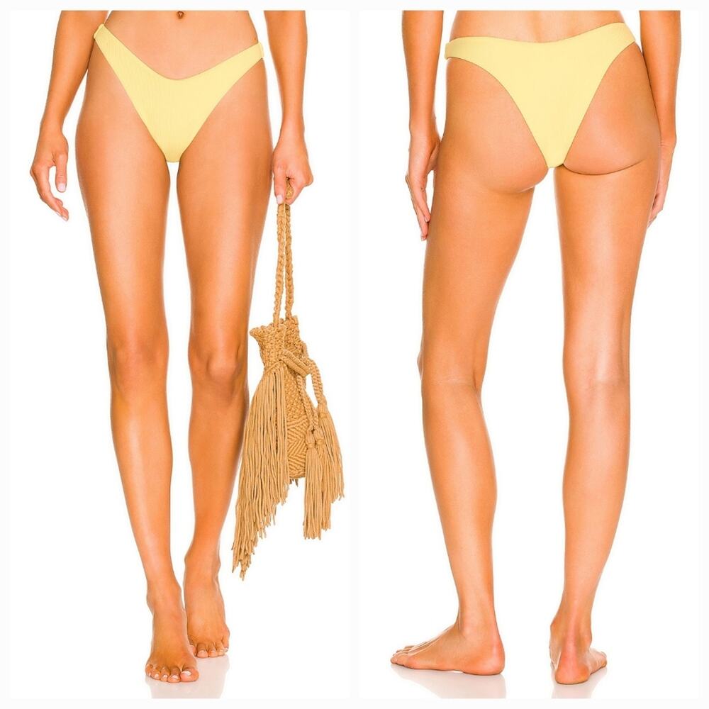 LSPACE Cabana Bitsy Bikini Bottom in Lemon Drop
